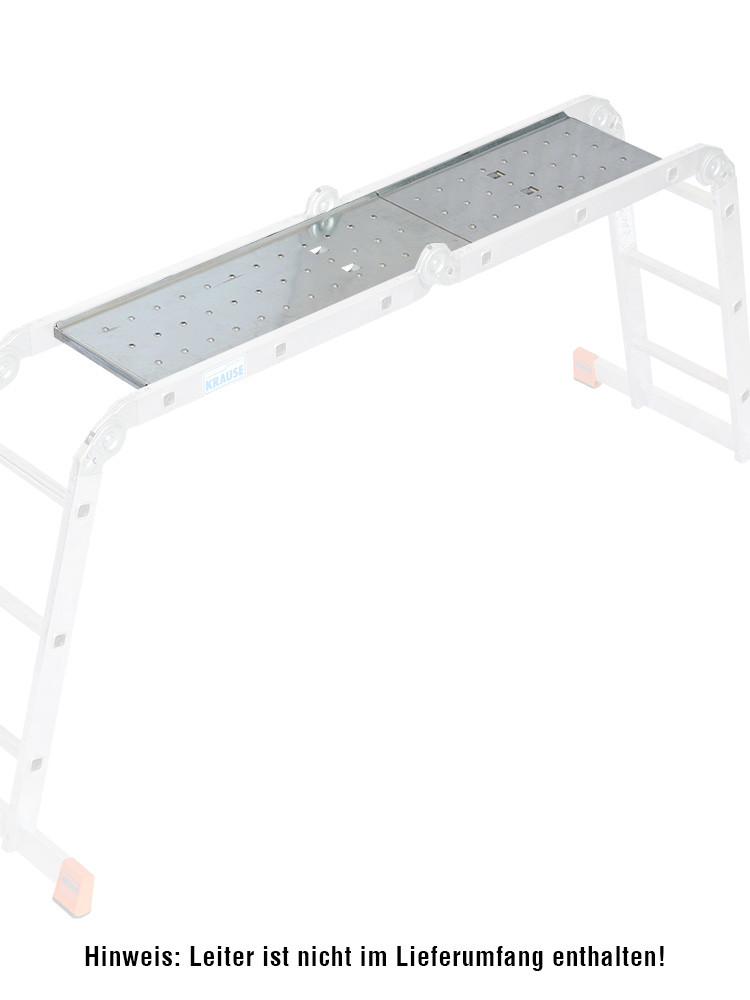 KRAUSE Stahl-Plattform-Set für Gelenkleiter