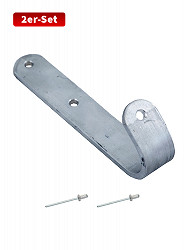 KRAUSE Einhängehaken für Anlegeleitern | 2er-Set KRAUSE Einhängehaken für Anlegeleitern | 2er-Set