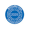 KRAUSE Jahres-Prüfplakette - 20 Stück - Jahreszahl: 2025 KRAUSE Jahres-Prüfplakette - 20 Stück - Jahreszahl: 2025