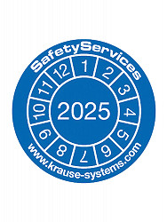 KRAUSE Jahres-Prüfplakette - 20 Stück - Jahreszahl: 2025 KRAUSE Jahres-Prüfplakette - 20 Stück - Jahreszahl: 2025