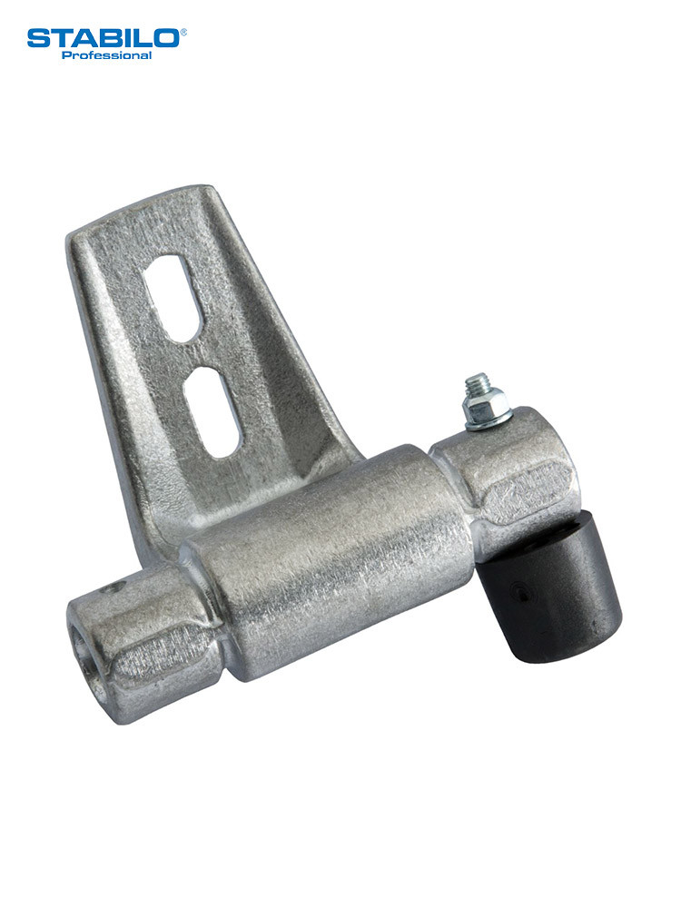 KRAUSE Halter mit Endanschlag rechts für Alu-Rundrohr-Schienenanlage