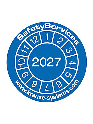 KRAUSE Jahres-Prüfplakette - 20 Stück - Jahreszahl: 2027 KRAUSE Jahres-Prüfplakette - 20 Stück - Jahreszahl: 2027