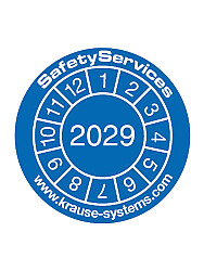 KRAUSE Jahres-Prüfplakette - 20 Stück - Jahreszahl: 2029 KRAUSE Jahres-Prüfplakette - 20 Stück - Jahreszahl: 2029