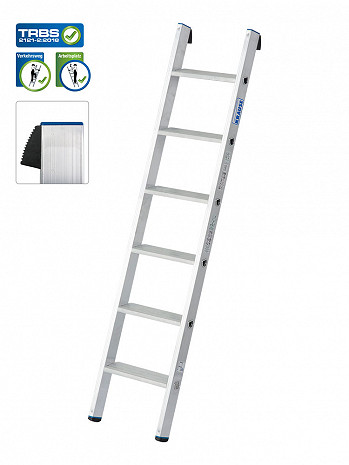 KRAUSE STABILO Stufen-Anlegeleiter / 6 Stufen / TRBS-konform