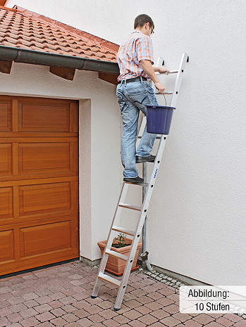 KRAUSE STABILO Stufen-Anlegeleiter / 6 Stufen / TRBS-konform