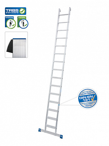 KRAUSE STABILO Stufen-Anlegeleiter / 15 Stufen / TRBS-konform