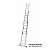 KRAUSE MONTO Tribilo Vielzweckleiter 3x8 Sprossen mit Treppenfunktion