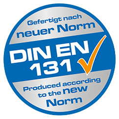 Geprüfte Qualität nach der europäischen Norm DIN EN 131