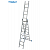 KRAUSE STABILO Vielzweckleiter 3x8 Sprossen