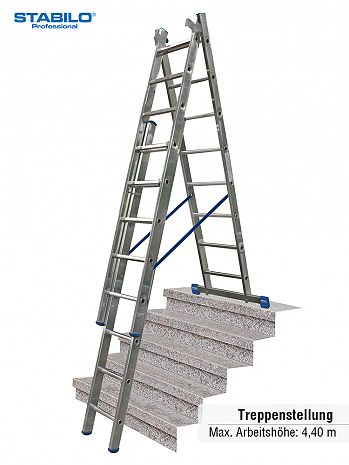 KRAUSE STABILO Vielzweckleiter 3x8 Sprossen