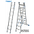KRAUSE STABILO Vielzweckleiter 3x8 Sprossen