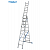 KRAUSE STABILO Vielzweckleiter 3x9 Sprossen