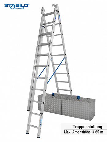 KRAUSE STABILO Vielzweckleiter 3x9 Sprossen