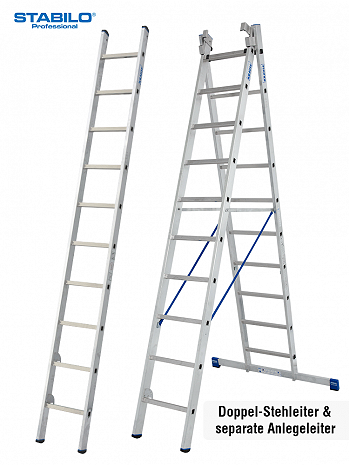 KRAUSE STABILO Vielzweckleiter 3x10 Sprossen