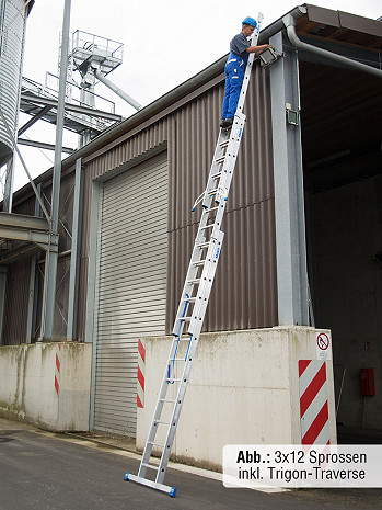 KRAUSE STABILO Vielzweckleiter 3x8 Sprossen