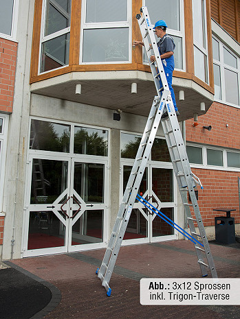 KRAUSE STABILO Vielzweckleiter 3x8 Sprossen