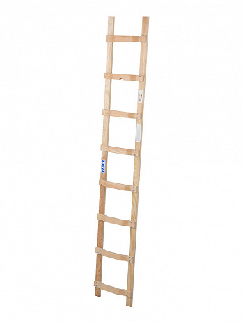 KRAUSE Dachleiter Holz / Länge: 2,25 m / 8 Sprossen