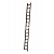 KRAUSE Kaminkehrerleiter Braun / Länge 3,95 m / 14 Sprossen