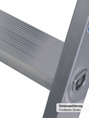 KRAUSE STABILO Stufen-Glasreinigerleiter / 2-teiliges Set mit 9 Stufen / gemäß TRBS 2121-2