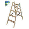 KRAUSE Stufen-Holzleiter 2x4 Stufen / gemäß TRBS 2121-2 KRAUSE Stufen-Holzleiter 2x4 Stufen / gemäß TRBS 2121-2