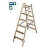 KRAUSE Stufen-Holzleiter 2x6 Stufen / gemäß TRBS 2121-2 KRAUSE Stufen-Holzleiter 2x6 Stufen / gemäß TRBS 2121-2
