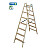 KRAUSE STABILO Holz-Stehleiter beidseitig begehbar / 2x7 Stufen/Sprossen - gemäß TRBS 2121-2