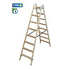 KRAUSE Stufen-Holzleiter 2x8 Stufen / gemäß TRBS 2121-2 KRAUSE Stufen-Holzleiter 2x8 Stufen / gemäß TRBS 2121-2