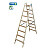 KRAUSE STABILO Holz-Stehleiter beidseitig begehbar / 2x8 Stufen/Sprossen - gemäß TRBS 2121-2