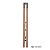 KRAUSE STABILO Holz-Stehleiter beidseitig begehbar / 2x4 Stufen/Sprossen - gemäß TRBS 2121-2