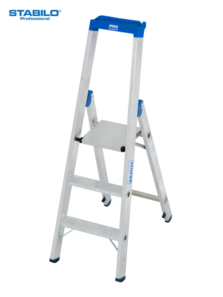 KRAUSE STABILO Stufen-Stehleiter / 3 Stufen / gemäß TRBS 2121-2
