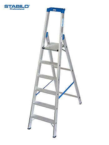 KRAUSE STABILO Stufen-Stehleiter / 6 Stufen / gemäß TRBS 2121-2