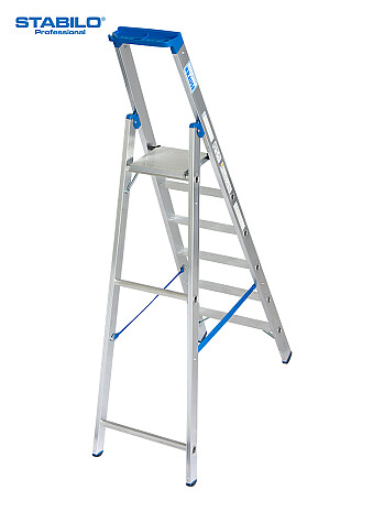 KRAUSE STABILO Stufen-Stehleiter / 6 Stufen / gemäß TRBS 2121-2