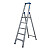 KRAUSE STABILO Stehleiter mit R13-Stufen / 5 Stufen R13 / gemäß TRBS 2121-2