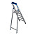 KRAUSE STABILO Stehleiter mit R13-Stufen / 5 Stufen R13 / gemäß TRBS 2121-2