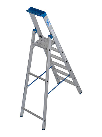 KRAUSE STABILO Stehleiter mit R13-Stufen / 6 Stufen R13 / gemäß TRBS 2121-2