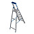 KRAUSE STABILO Stehleiter mit R13-Stufen / 6 Stufen R13 / gemäß TRBS 2121-2