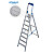KRAUSE STABILO Stehleiter mit R13-Stufen / 8 Stufen R13 / gemäß TRBS 2121-2