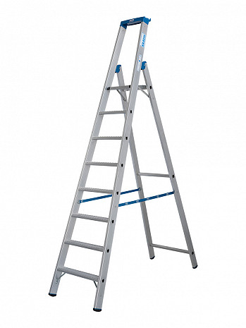 KRAUSE STABILO Stehleiter mit R13-Stufen / 8 Stufen R13 / gemäß TRBS 2121-2