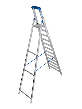 KRAUSE STABILO Stehleiter mit R13-Stufen / 12 Stufen R13 / gemäß TRBS 2121-2