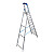 KRAUSE STABILO Stehleiter mit R13-Stufen / 12 Stufen R13 / gemäß TRBS 2121-2