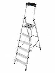 KRAUSE MONTO Leiter Safety Haushaltsleiter Stehleiter 6 Stufen