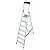 KRAUSE MONTO Leiter Safety Haushaltsleiter Stehleiter 7 Stufen
