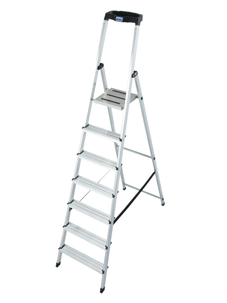 KRAUSE MONTO Leiter Safety Haushaltsleiter Stehleiter 7 Stufen