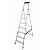 KRAUSE MONTO Leiter Safety Haushaltsleiter Stehleiter 7 Stufen