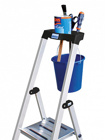 KRAUSE MONTO Leiter Safety Haushaltsleiter Stehleiter 7 Stufen