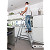 KRAUSE MONTO Leiter Safety Haushaltsleiter Stehleiter 7 Stufen