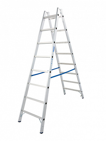 KRAUSE STABILO Sprossen-Doppelleiter 2x8