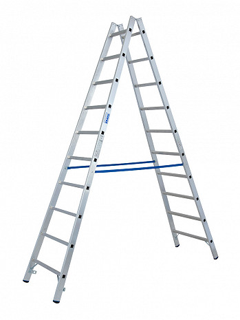 KRAUSE STABILO Sprossen-Doppelleiter 2x10