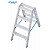 KRAUSE STABILO Stufen-Doppelleiter / 2x4 Stufen / gemäß TRBS 2121-2