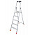 KRAUSE MONTO Solido gebördelte Stehleiter 5 Stufen